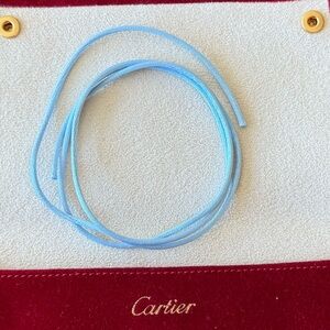 Cartier Silk Cord Light Blue for Trinity cord bracelet